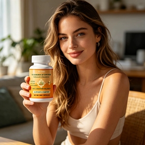 Cápsulas de Curcumina de Marca Privada OEM, Extracto de Cúrcuma, Apoyo para las Articulaciones y el Sistema Inmunitario, Antioxidante Natural, Venta al por Mayor - Product Image 5