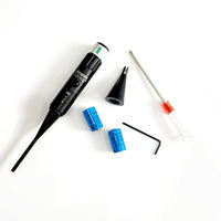 Dispositif de zérosage à lumière rouge à trois étapes pour l'extérieur avec viseur laser à bouton, en alliage d'aluminium, grossissement 1x