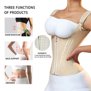 Faja Reductora de Cintura Transpirable de Alta Compresión con 13 Varillas de Acero, Material de Spandex/Nailon, Color Rosa, 2026 - Product Image 3