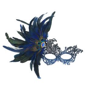 Maschera in Pizzo Dorato e Viola Ispessita per Carnevale, Festa di Halloween, Ballo in Maschera, Festa di Laurea e Festival di Metà Autunno - Product Image 5