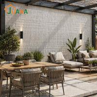 Revêtement mural en pierre souple, panneau de pierre flexible, base en quartz, personnalisable, ignifuge, sans formaldéhyde, panneau mural intérieur pour restaurant