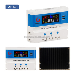 30A/40A 12V/24V 자동 전환 PWM 태양광 충전 컨트롤러 LCD 디스플레이 포함 - Product Image 1