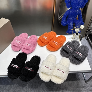 Ciabatte da <span class=keywords><strong>Donna</strong></span> di Grande Taglia con Piattaforma in Peluche, Antiscivolo e Ammortizzanti, <span class=keywords><strong>Scarpe</strong></span> da Esterno 2025 - Product Image 2