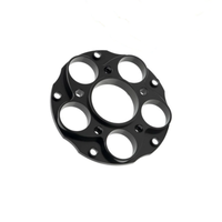 Service de fraisage CNC sur mesure pour accessoires automobiles : Flange de moyeu de transmission en aluminium anodisé usiné