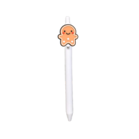 Stylos à bille rétractables à encre noire avec motifs de bonhomme en pain d'épices et de canne à sucre pour Noël, cadeaux de fêtes et fournitures scolaires