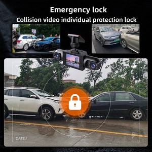 กล้องติดรถยนต์หน้าจอ IPS ขนาด 2 นิ้ว 4 เลนส์ บันทึกภาพ 4 <span class=keywords><strong>ช</strong></span>่อง หน้า/หลัง/ซ้าย/ขวา บันทึกแบบวนซ้ำ พร้อมระบบมองหลังขณะจอดรถ มองเห็นในเวลากลางคืน - Product Image 4