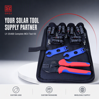 Set Alat Kabel Surya Tang Crimping untuk Konektor 2.5-6mm AWG 13-10 dengan Kunci Pas Baja Karbon dan Tas Pembawa