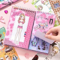 Xinmos Revival Millennium Series Maternity Dress-Up Sticker Book (with Wire-o Binding) Adorable Stickers DIY Bullet
