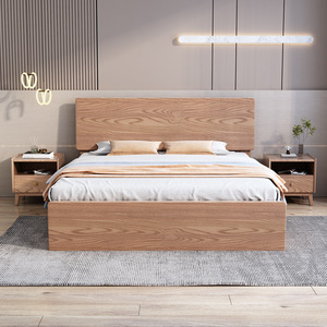 Solid Ash Wood <b>Bed</b> 1.8m <b>Storage</b> Pneumatic High Box Bedroom Furniture - Product Image 1