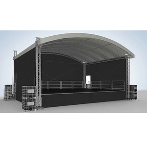 Cấu trúc sân khấu nhôm chiếu sáng hệ thống sân khấu sự kiện với sân khấu cho giàn mái buổi hòa nhạc Giàn - Product Image 2