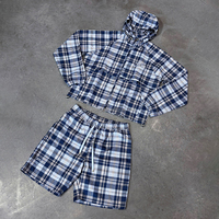 Ensemble veste zippée et short coupe-vent imperméable personnalisé pour le jogging en extérieur