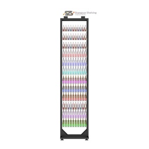 Expositor Giratorio Metálico Desmontable para Esmaltes de Uñas y Cosméticos con Recubrimiento en Polvo para Tiendas Minoristas, Especias y Dulces - Product Image 3