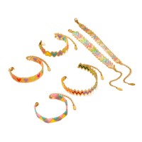 Bracelets en perles de Miyuki en plastique tissés ethniques bohèmes unisexes à la mode, vente chaude de l'été, bijoux de haute qualité