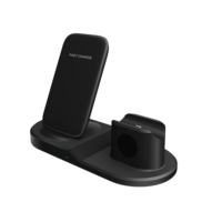 Estación de Carga Inalámbrica 3 en 1 de Fabricación Rápida, Soporte con Potencia de Salida de 10 W para iPhone y Samsung