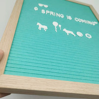 Tableau de lettres modifiable noir de 12x16 pouces avec 340 lettres de babillard en plastique