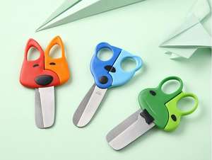 <span class=keywords><strong>Ciseaux</strong></span> mignons Animaux de dessin animé Sécurité <span class=keywords><strong>Maternelle</strong></span> Enfants Bricolage DIY Coupe-papier Outil Papeterie étudiante Bureau Petits <span class=keywords><strong>ciseaux</strong></span> - Product Image 3