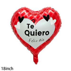 50 Palloncini 'Ti Amo' da 18 Pollici, Palloncini a Cuore Rosso in Foil per Lui/Lei, Decorazione per Matrimonio, Anniversario, Compleanno - Product Image 3