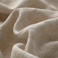 Parures de lit multifonctionnelles en gros, 100% pur lin français de luxe, housse de couette rafraîchissante unie et douce, literie en lin américain