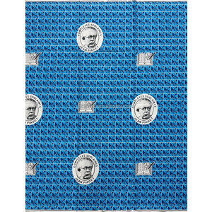 사용자 정의 로고 아프리카 왁스 인쇄 양면 패턴 봉제 프리미엄 품질 공예 직물 도매 천 - Product Image 3