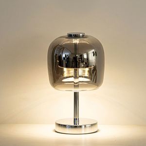 Modern Simple Glass Desk <b>Lamp</b> USB <b>Charging</b> Three-Color Dimming LED Light for Bedroom Living Room Table <b>Lamp</b> - Product Image 5