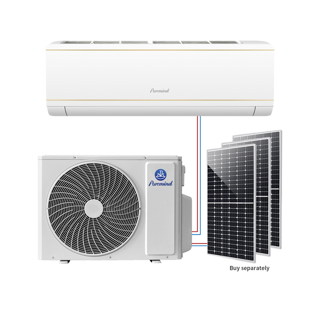 12000-24000BTU R32 R410a Solar Powered AC DC Inverter 1-1.5-2Hp 3-in-1 Mini Home Air Conditioner for Hotels