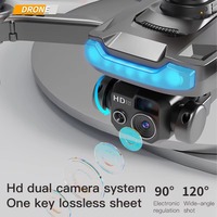 Drone Mini P15 Baru Quadcopter Mainan UAV Pesawat Remote Control Lipat Dengan Kamera Ganda Penghindar Hambatan Harga Terjangkau