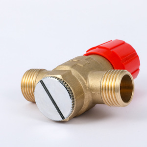 Vanne de régulation en laiton 3-en-1 multifonctionnelle avec clapet d'arrêt et de retenue pour réglage rapide de l'eau, type standard, couvercle supérieur - Product Image 1
