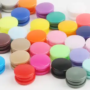 20 Sets T5 12MM Round Plastic Snaps Button Fasteners Quilt Cover Sheet Button Garment Accessories for Baby Clothes Clips