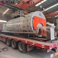 Caldera de Vapor Automática de Baja Presión, de Gas Natural y Combustible Pesado, Horizontal, con 98% de Eficiencia Térmica para la Industria Textil