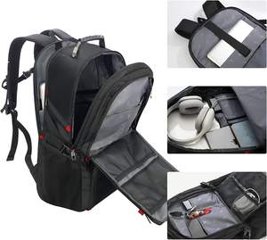 Mochila Personalizada Deportiva para Gimnasio, Morral Escolar Impermeable, Mochila de Viaje para Negocios y Laptop con Compartimento para Zapatos y Puerto de Carga USB - Product Image 2