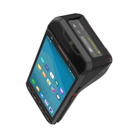 Terminal portable PDA 5,5 pouces avec lecteur de codes-barres 1D 2D et imprimante thermique autocollante pour petits tickets HCC-S70