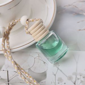 Diffuseur de parfum pour voiture en verre 8 ml, best-seller, désodorisant suspendu pour rétroviseur, emballage pour huiles essentielles - Product Image 3