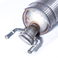 Silencieux d'échappement en acier inoxydable pour carburant GNC Euro VI, position avant, ajustement universel, neuf, garantie 3 mois, OE 321142