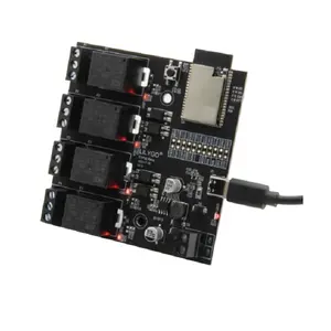 TTGO T-relay ESP32 Modul Nirkabel DC 5V 4 Kelompok Papan Pengembangan Relay 4MB Flash WiFi Remote Kontrol Sakelar