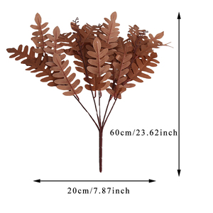 Nhân Tạo sophorae Lá Chất Lượng Cao Nhà Máy Nhiều Màu Sắc Sân Trang Trí Đám Cưới Phong Cảnh Lá Nhà Sản Xuất Bán Buôn - Product Image 3