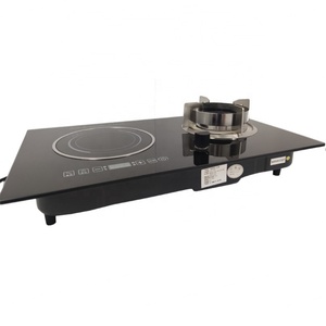 Appareils de cuisson : Cuisinière hybride encastrable 2 feux avec plaque à induction électrique simple - Product Image 2