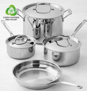 Nonstick Stainless Steel Kitchenware Set Halo Handle Kitchen Utensils Tool Cooking <b>Accessories</b> <b>Home</b> Use - Product Image 3