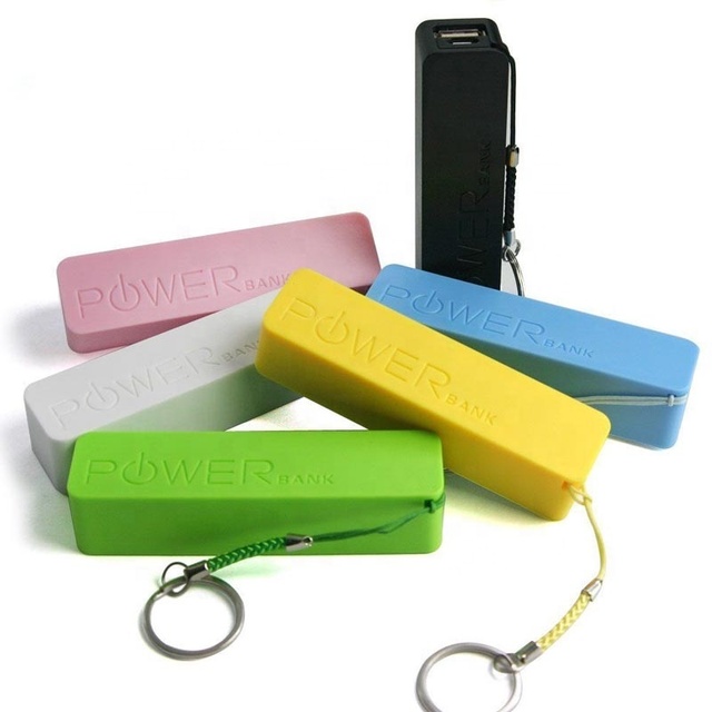 Hot Selling Colorful Mini Portable USB Charger Mobile Powerbank Case DIY 18650 Lithium Battery Power Bank for iphone for samsung