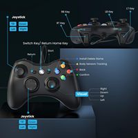 Control de Juego con Cable Zowie AGB-005 para 360 con Doble Vibración y Función de Ahorro de Energía para 360/PC