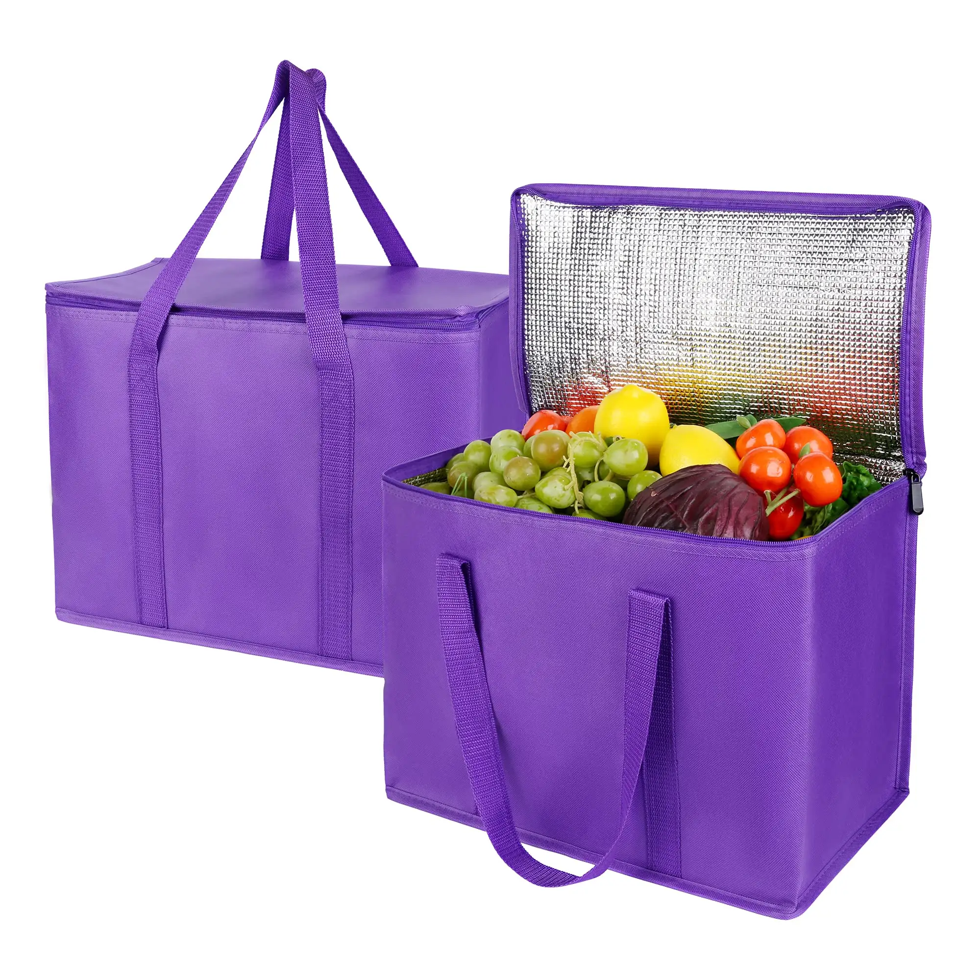 Attractive Design Picnic Insulated Non Woven Lunch Cooler Shopping Bag