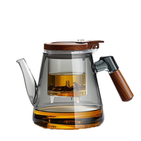 Piaoyi tasse verre théière ménage filtre théière avec séparation de l'eau bouilloire ménage filtre thé brasseur théière