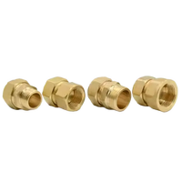Adaptateur mâle DN20 PEX Raccords à compression droits en laiton haute pression avec filetage mâle Plomberie OEM pour tuyaux multicouches