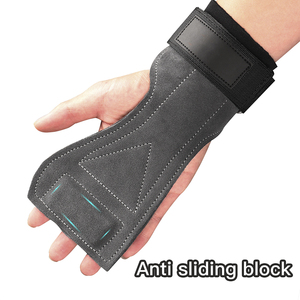 Customized Logo Gym Exercise Fitness <b>Glove</b> Leather Strength Training Hand Palm Protection for Outdoor Gymnastics <b>Weight</b> - Product Image 2