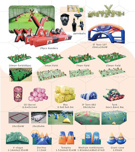 Paintball gonflable, champs de combat pour tir sportif extrême, étiquette Laser, pour arène, tir à l'arc, en vente, nouveau, 2020 - Product Image 6