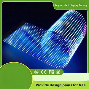 LED Flexible Transparent Crystal <b>Film</b> Screen Indoor Window Glass Advertising Holographic Full-Color Display Inquiry Ultrathin Fl - Product Image 4
