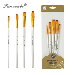 Panwenbo 5 pz <span class=keywords><strong>pennelli</strong></span> <span class=keywords><strong>per</strong></span> artista bianco perla produttore di <span class=keywords><strong>pennelli</strong></span> personalizzati arte forniture professionali artista pennello <span class=keywords><strong>per</strong></span> pittura artistica - Product Image 6