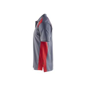 BLAKLADER-Polo S 332410509456 Gris/Rojo-EAN 7330509396438 CAMISETAS Y POLOS DE TRABAJO - Product Image 4