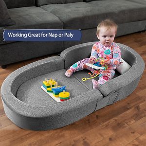 Nouveau design de canapé-<span class=keywords><strong>lit</strong></span> pour bébé de voyage pliable <span class=keywords><strong>2</strong></span> en 1 portable personnalisé en usine - Product Image 6