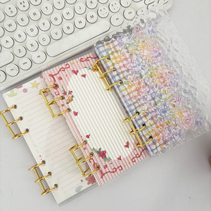Copertina A6 in Acrilico <span class=keywords><strong>a</strong></span> Fogli Mobili, Rigata Rosa con Effetto Ondulato, Personalizzabile, Regalo per Album Fotografici o Quaderni - Product Image 1