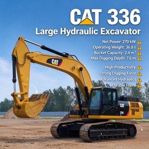 รถขุดตีนตะขาบขนาดใหญ่ 37 ตัน ยี่ห้อแคทเตอร์พิลลาร์ รุ่น Cat336GC มือสอง สภาพดี ผลิตในญี่ปุ่น ของแท้ วางขายที่เซี่ยงไฮ้ - Product Image 1